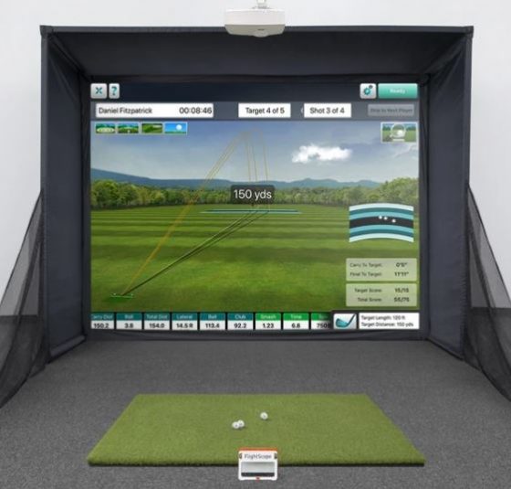 Mevo+ Swingbay Golf Simulator Package