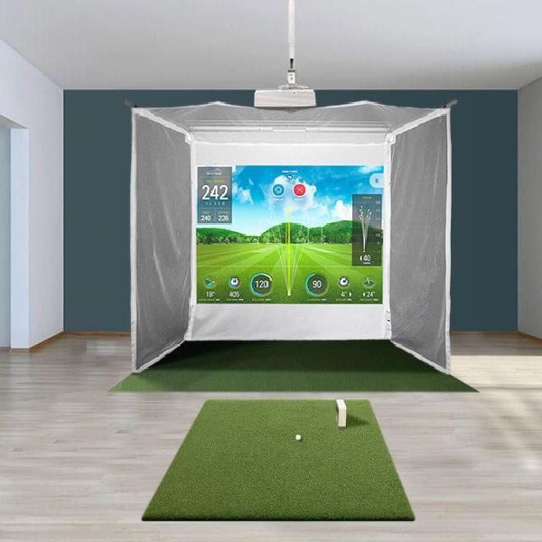 SkyTrak Retractable Golf Simulator Package